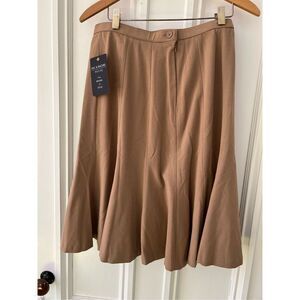 Zac and Rachel light brown pleated skirt 6P